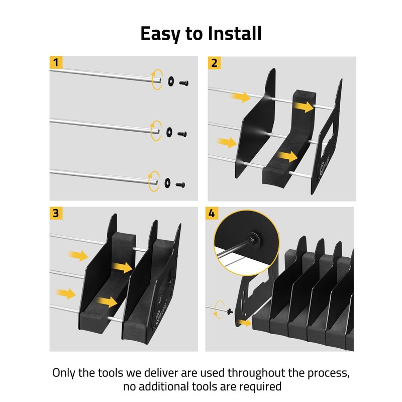 CVLIFE Pistol Rack for Gun Safe Foam Indoor Pistol Rack