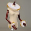 ANDHOM Renaissance Victorian Ruffle Collar and Wrist Cuffs Set Colonial