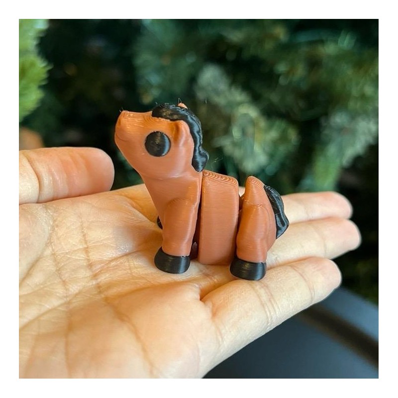 Mini animals 3d printed articulated home decor statues and figurines:_Bunny