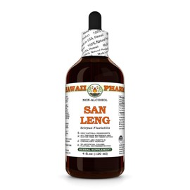 San Leng (Scirpus Fluviatilis) Dry Root Glycerite, Made in Hawaii, All Natural, Vegan, Lab Tested Alcohol-Free Liquid Extract - 4 fl.oz