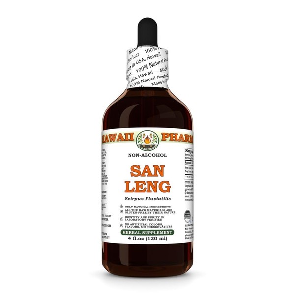 San Leng (Scirpus Fluviatilis) Dry Root Glycerite, Made in Hawaii,