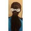 Red Gingham Knot Ponytail Hair Bow Tie