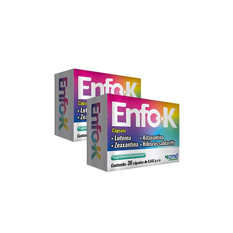 CMD - ENFO-K - Luteina, Zeaxantina, Astaxantina e Hibiscus sabdariffa-