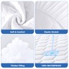 MUXHOMO 2 Pack King Size Mattress Protector, 100% Waterproof Quilted