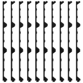 showingo 12 in Inside Classic Ribbed Profile Foam Closure Strip for Metal roof Foam Closure Strips Panels 3' Long Metal roof Inside Closure Strip （10 Pack）