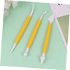 Gadpiparty 3 Sets Clay Sculpting Tools Plastic Pottery Carving Shaping