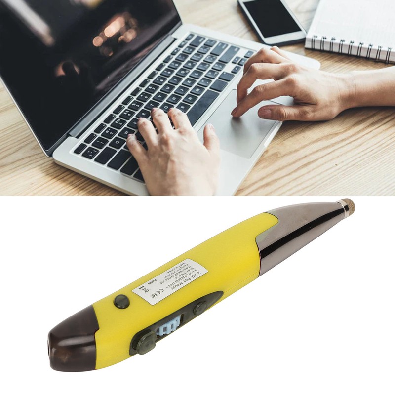 Wireless Pen Mouse Rechargeable Luminous Silent Small Portable Bluetooth 2.4g