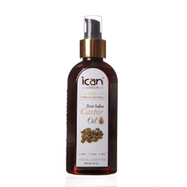 ICAN LONDON 100% PURE & NATURAL WEST INDIAN CASTOR OIL 150ML