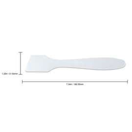 Pana (20 Pieces) 7.35" Frosted Large Flexible Mixing Spatula Reusable Cosmetic Skin Care Facial Cream Mask Spatula for Mixing and Sampling