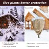 6 Pack 24” × 40” Burlap Winter Plant Cover Bags