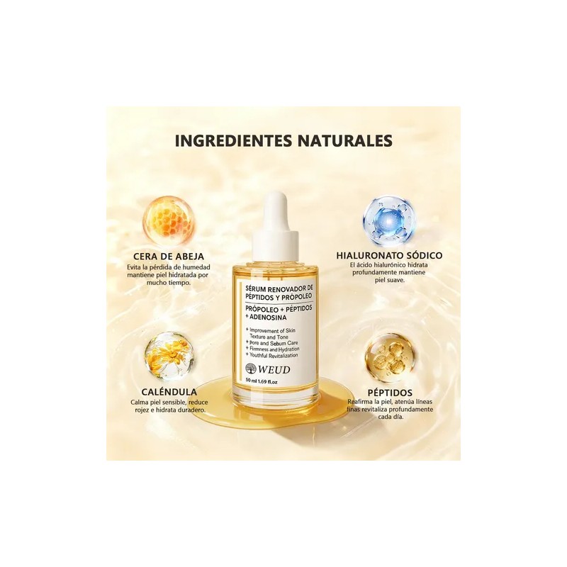 Facial Weud Antiedad Y Firmeza: Sérum Propóleo+tónico Vit C