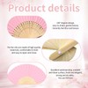 YSJCHEBS 2 Small Hand Fans, 2 Storage Pockets, 2 Brushes,