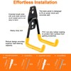 HUPBIPY 12 Pack Garage Hooks Heavy Duty Utility Steel with
