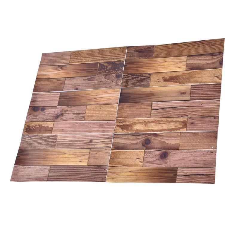 18PCS Wall Stickers Peel and Paste Wood Grain Furniture Refurbishment