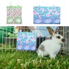 2 Pcs Rabbit Hay Feeder Bag, Rabbit Feeder Fabric Bag,