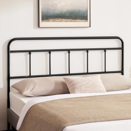 ASONLY Metal Headboard Queen Size, Height Adjustable Queen Headboard Only, Queen Size Headboard Only for Bedroom, Vintage Headboards Queen, Farmhouse Head Boards/Queen, Black Metal Headboard Queen