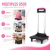Carrito para Mochila Escolar Plegable con 2 Ruedas