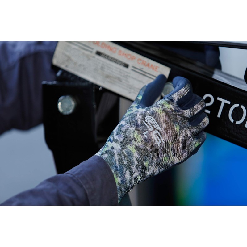 Twaron SG-R107 Natural Rubber Backless Gloves, Ombre Gray, Large, SG-R107-L