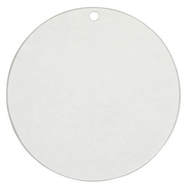 EH Design Round Acrylic Glass Pendant Diameter 200 x 2 mm Transparent with Hole for Hanging