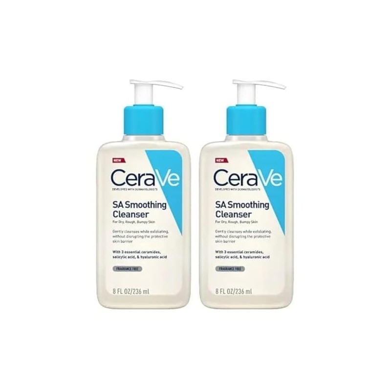 CeraVe DOUBLE SA Smoothing Cleanser, 236 ml