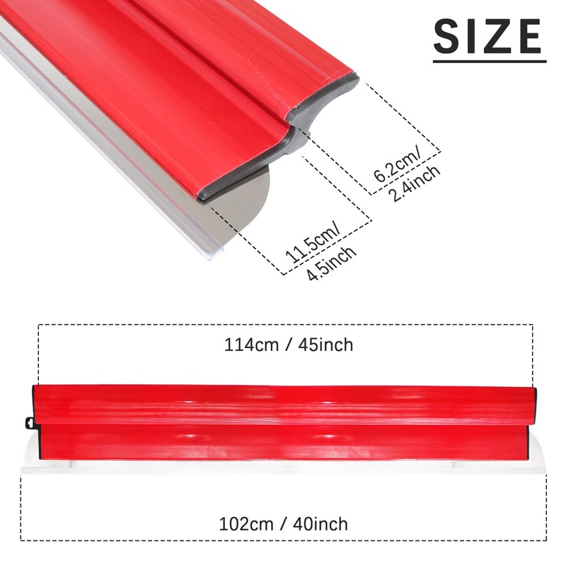 XWADJCD Drywall Skimming Blade 40 Inch, Smooth Finish, Precision 0.5mm