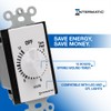 Intermatic SW12HWK 12-Hour Spring Wound Timer, White - Energy Efficient