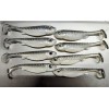 Unbranded Custom 4" Silver Mullet Swim Bait Soft Plastic Fishing
