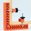 Takelablaze 90 Degree Clamp Positioning Squares Set Corner Clamps 3"