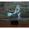 SUPERHONGJIHAO Night Light for Kids 3D Tennis Players Led Lamp