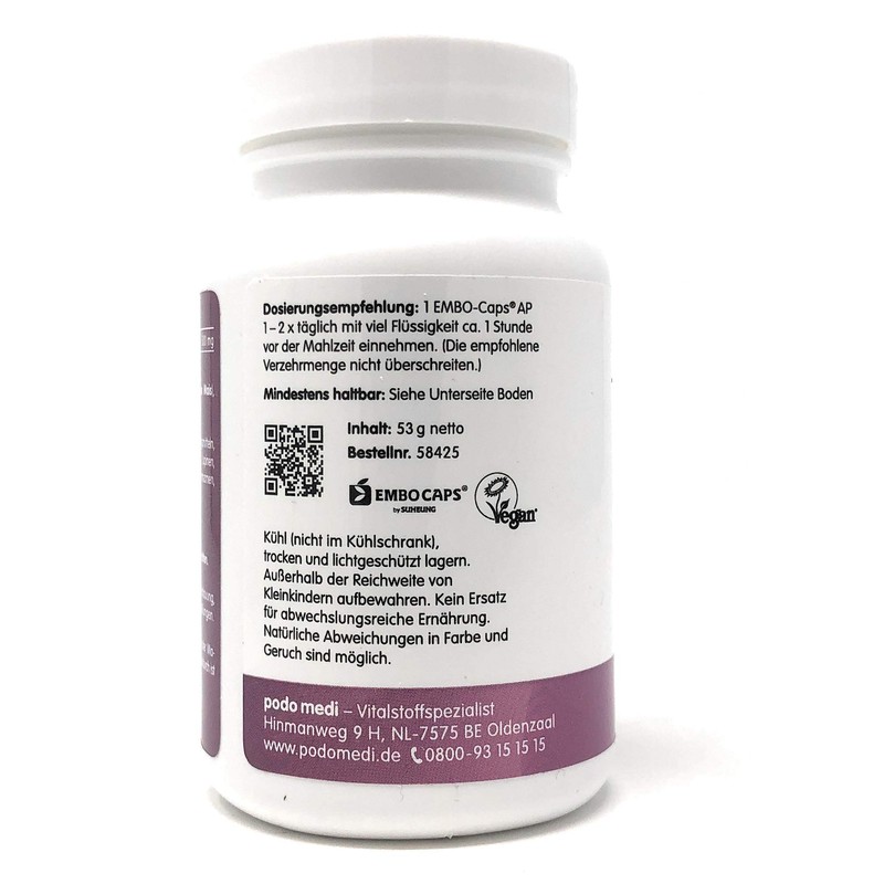 woscha Bromelain Plus 500 mg 90 Embo Caps, AP (53