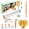 Professional 13 PCS Pasta Making Tools Set,Including Stainless Steel Adjustable