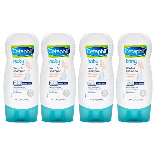 Cetaphil Cetaphil Baby Wash and Shampoo with Organic Calendula, 7.8