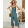 Flygo Womens Overalls Loose Fit Wide Leg Jumpsuits 2025 Summer