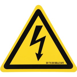 KS Tools 117.0179 Warning Sign Hybrid Flash | For Working on Hybrid and Electric Vehicles | Plastic | 200 mm