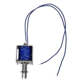 DOITOOL Metal Electronic Parts Push Pull Solenoid Electromagnet 12v Open Frame High Thrust for Vending Machinery Automatic Locks Random Style