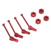 Front Rear Drive Shaft Aluminum Alloy Driveshaft CVD for Traxxas