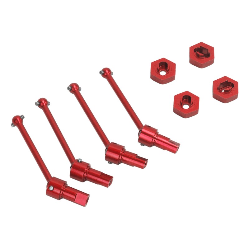 Front Rear Drive Shaft Aluminum Alloy Driveshaft CVD for Traxxas