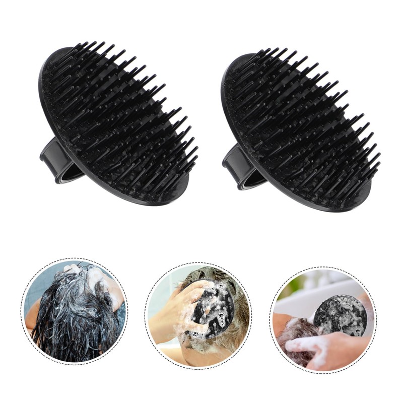 OHPHCALL Scalp Exfoliator Brush Shampoo Brush Scalp Massager for Dandruff