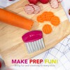Joie Crinkle Cutter Knife, Wavy Slicer for Potatoes, Vegetables and