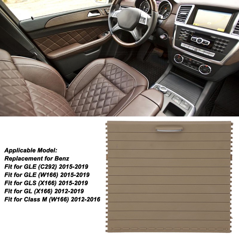 Cup Holder Roller Blind Cover 1666803814 Center Console Slide Roller