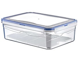 Hobby Life 0.4 Litre Plastic Rectangular Airtight Food Saver Box, Transparent