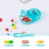 6 Pack Pill Organizer Pocket Small Case Holder Am Pm