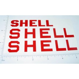 Buddy L Sharknose Shell Tanker Truck Sticker Set BL-177