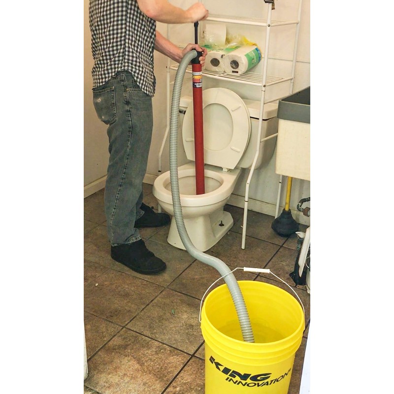 King Innovation 48072 King 36" x 72" Hand Pump Siphon,