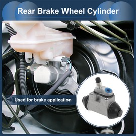 INFINAUTO Rear Right Brake Wheel Cylinder No.5838024003 Drum Brake Cylinder for Hyundai Pony (X-2) 1989-1995 Black,Silver Tone Aluminum Alloy 1 Pcs