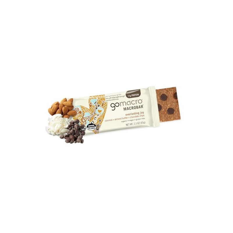 GoMacro MacroBar barras de proteínas orgánicas veganas