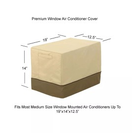 CLASSIC ACCESSORIES Veranda WINDOW AIR CONDITIONER COVER Medium