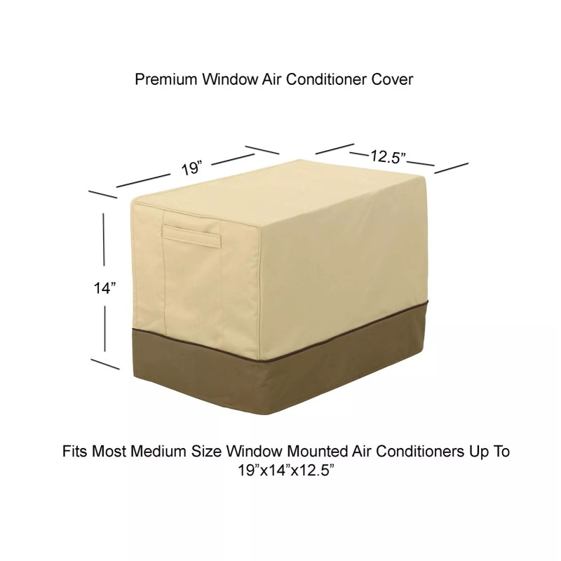 CLASSIC ACCESSORIES Veranda WINDOW AIR CONDITIONER COVER Medium