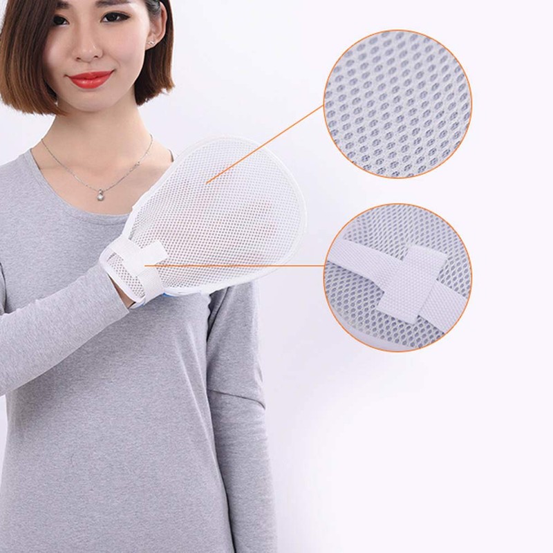 Healifty 2pcs Finger Control Mitts Hand Protector Anti-Extubation Gloves Medical