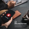 VULKIT Slim Minimalista Tarjetero RFID Bloqueo Tarjetero de Piel Cartera